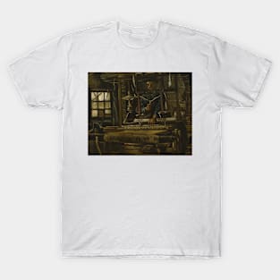 A Weaver's Cottage by Vincent van Gogh T-Shirt